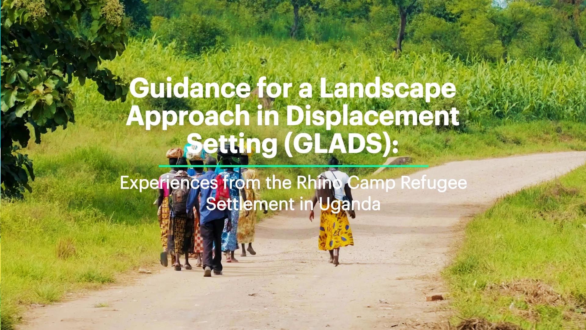 Guidance for a Landscape Approach in Displacement Setting: Experiences from the Rhino Camp Refugee.